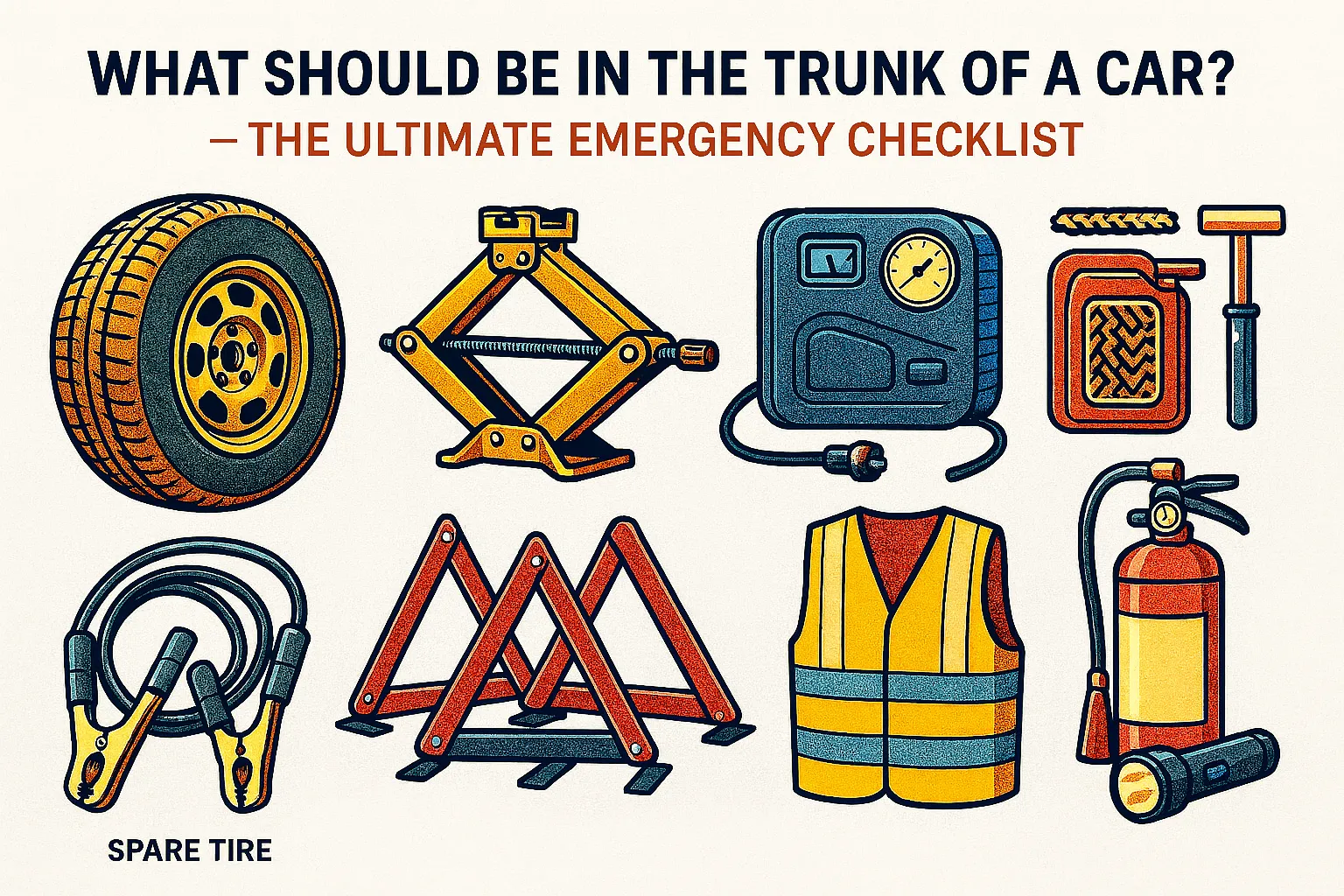 What Should Be in the Trunk of a Car? The Ultimate Emergency Checklist